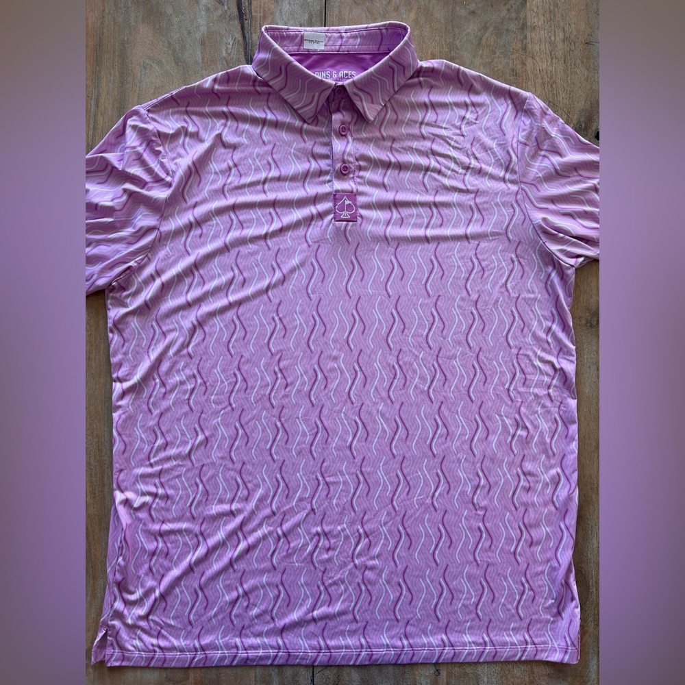 3/$90 Pins & Aces Golf Polo